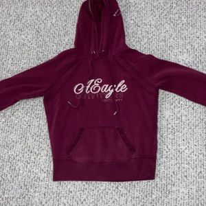 Maroon American Eagle Sweatshirt